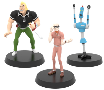 Brick, A.S.S.I.S.T.O.R. and Professor Adventure