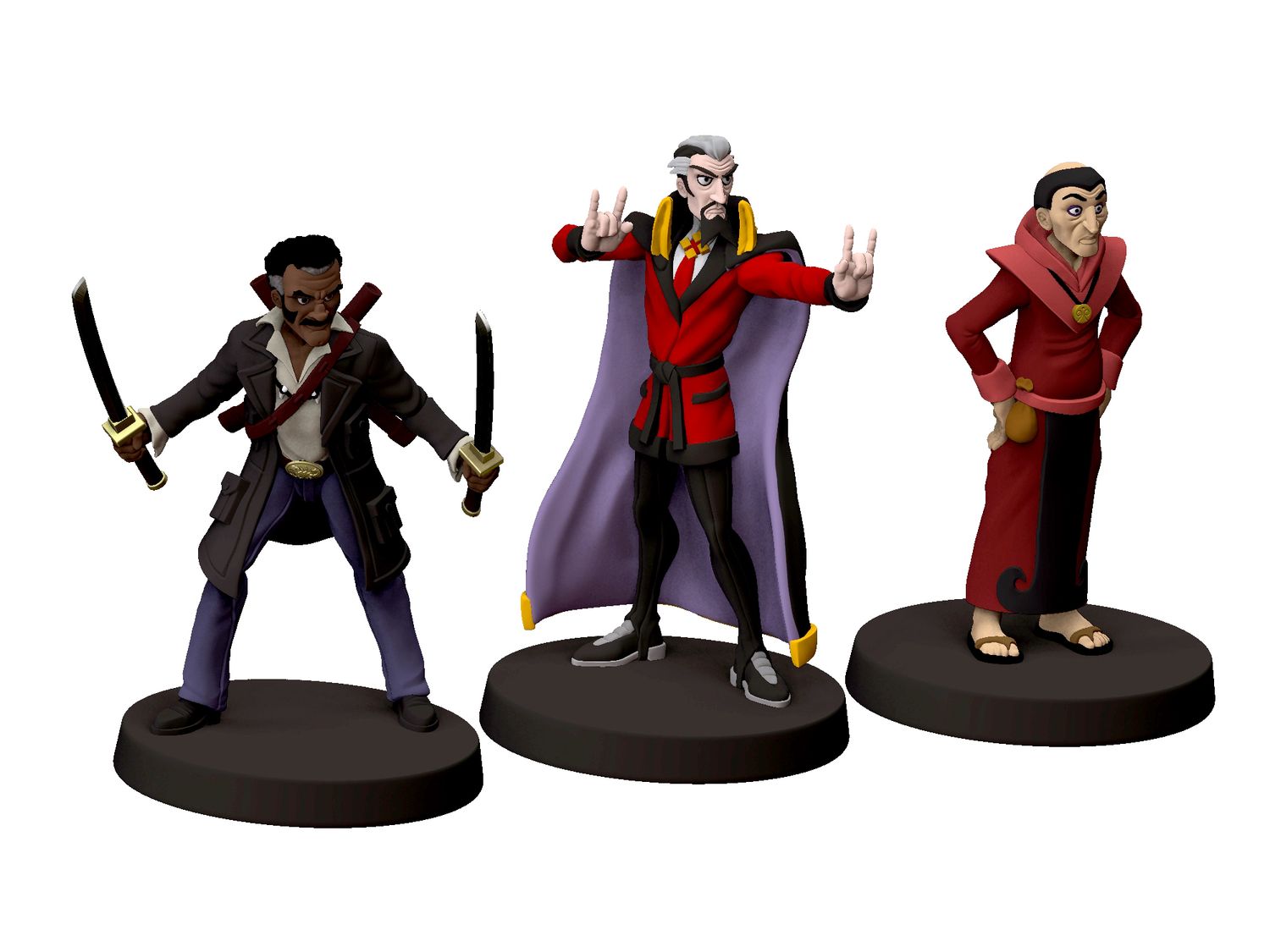The Organization of the Triangle - Jackson Nightime, Professor Odious and The Chemist
