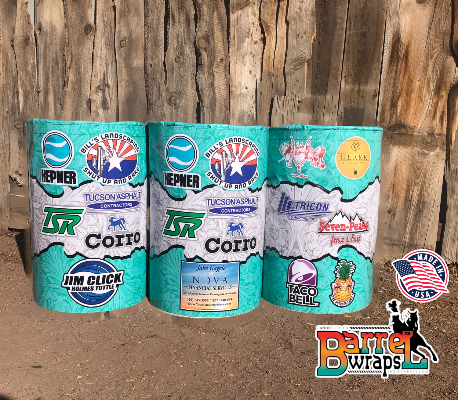 Full Wraps With Tops (Set of 3)