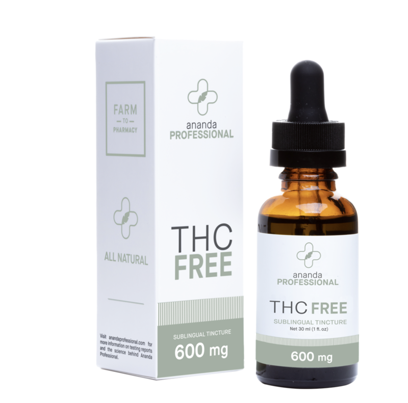 Ananda Professional Tincture 600mg THC Free