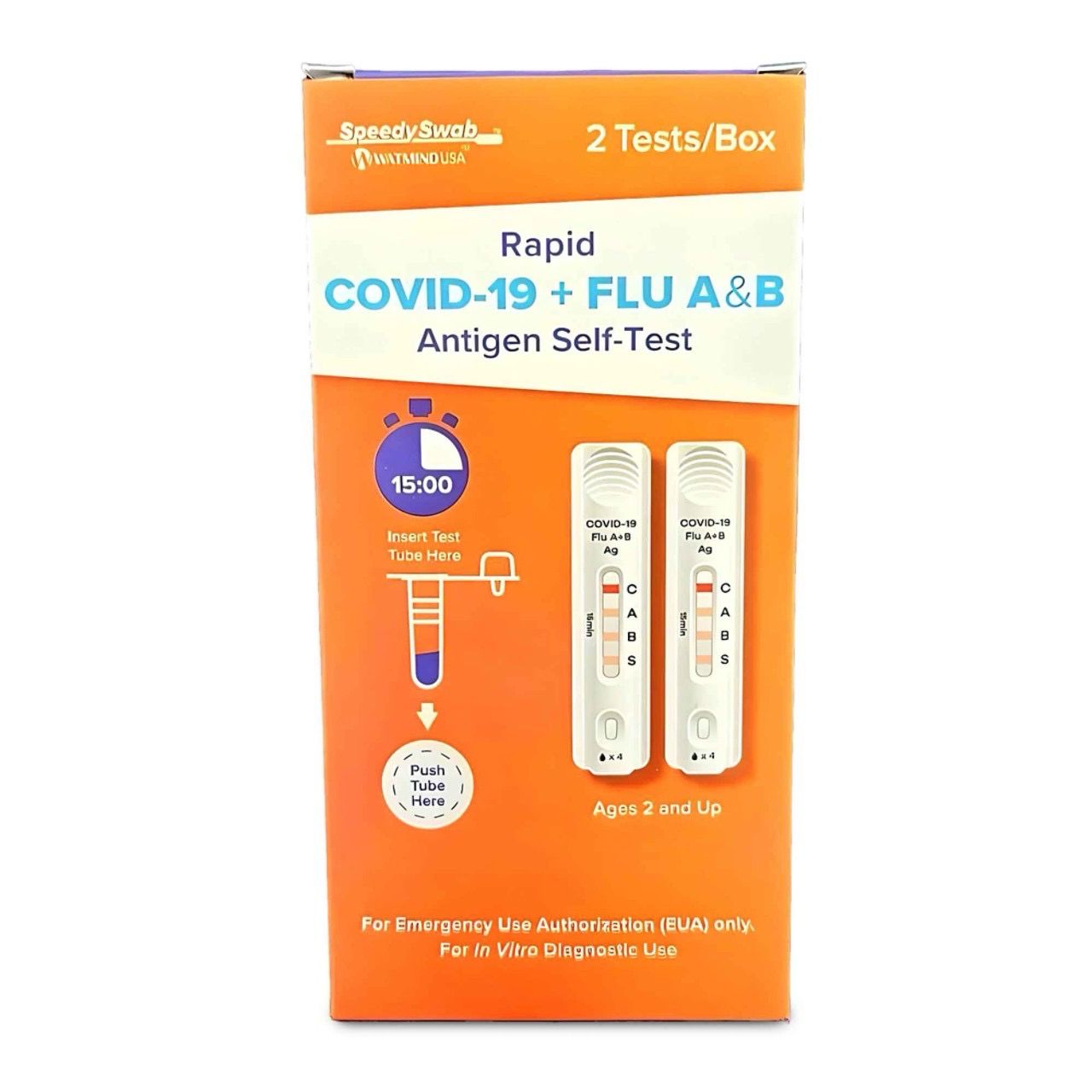 Speedy Swab Covid 19 Plus Flu A and B Test