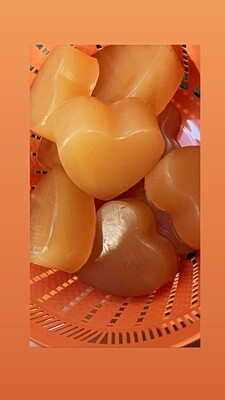 Heart Shaped bush tea soap