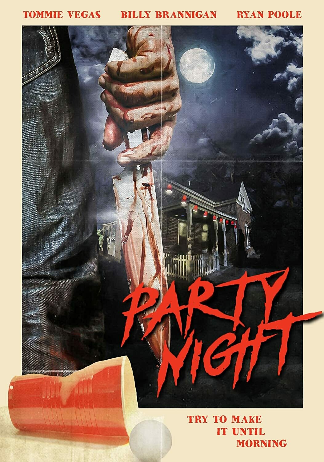 Party Night (DVD - 2017 - Slasher/ Horror) Signed by Writer &amp; Director Troy Escamilla