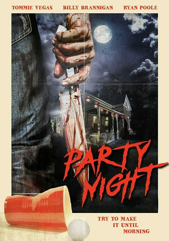 Party Night (DVD - 2017 - Slasher/ Horror) Signed by Writer &amp; Director Troy Escamilla