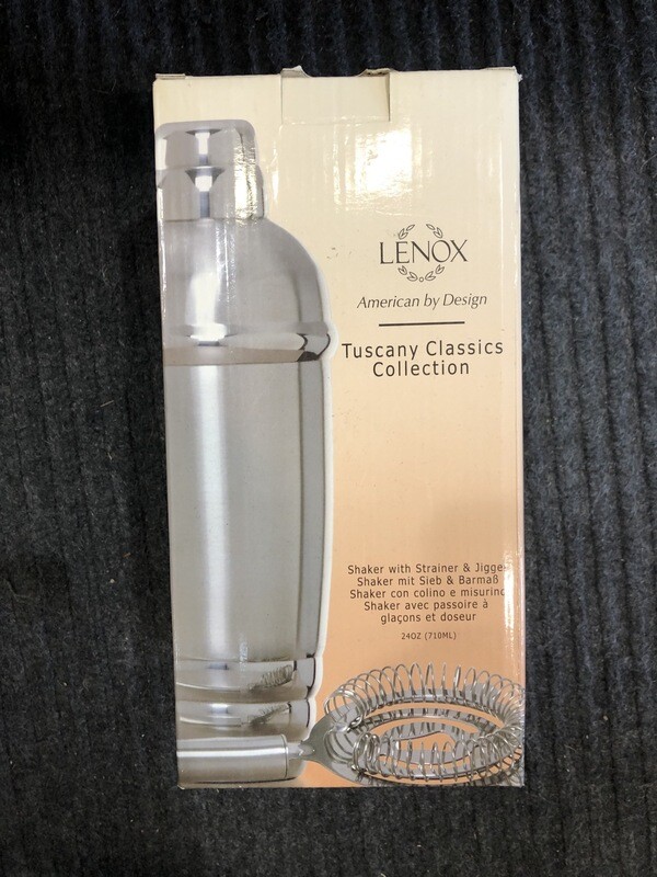 Lenox Shaker With Strainer And Jigger