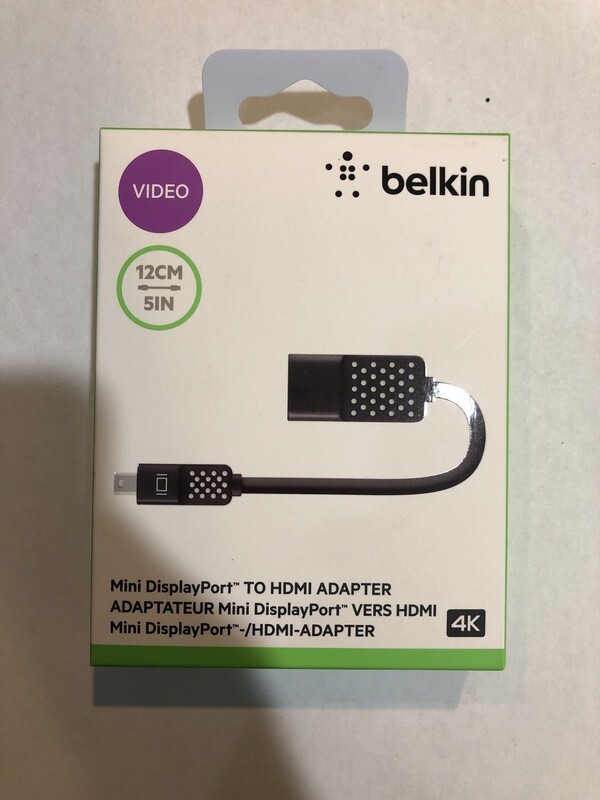 Belkin O518CC Mini DisplayPort To HDMI Adapter 