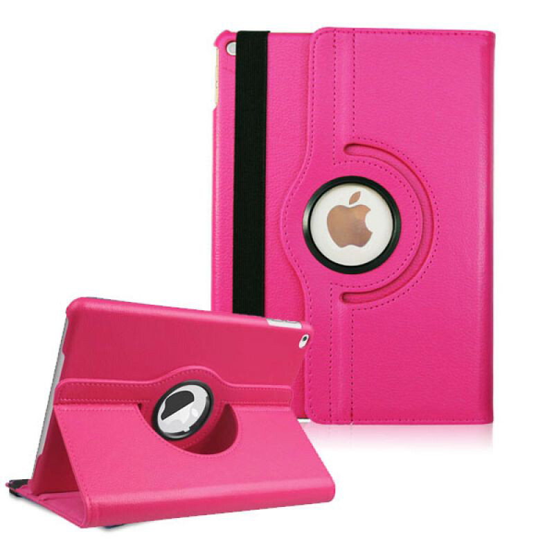 IPAD 2018/2017 AIR2 9.7 360 DEGREE ROTATING LEATHER SWIVEL STAND CASE