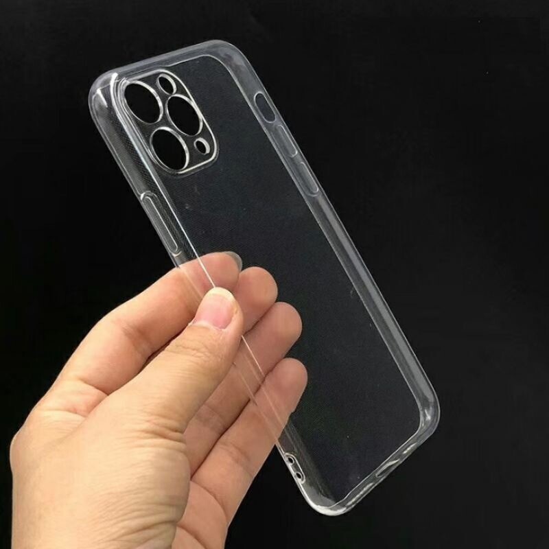 iPhone 11 Pro Max TPU Soft &quot;JELLY&quot; With Camera Lens Case - CLEAR