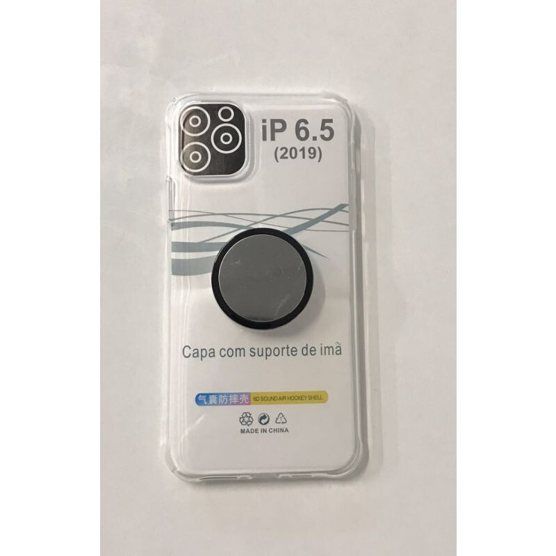 iPhone 11 TPU Soft Magnetic Grip Clear Case