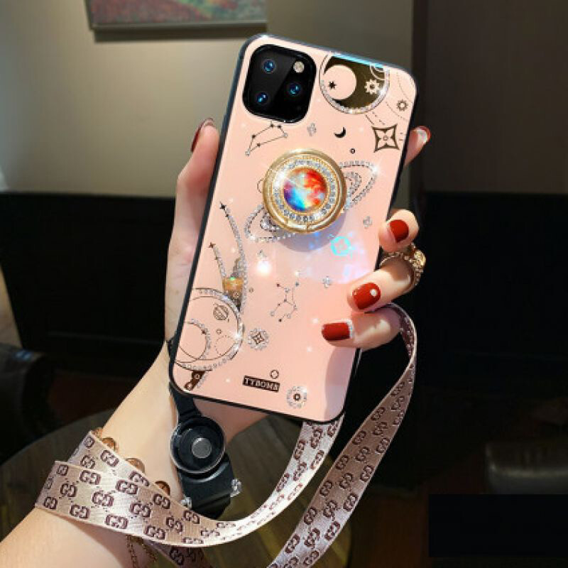 iPhone 11 Pro Female Diamond Confession Ring Case Rose Gold