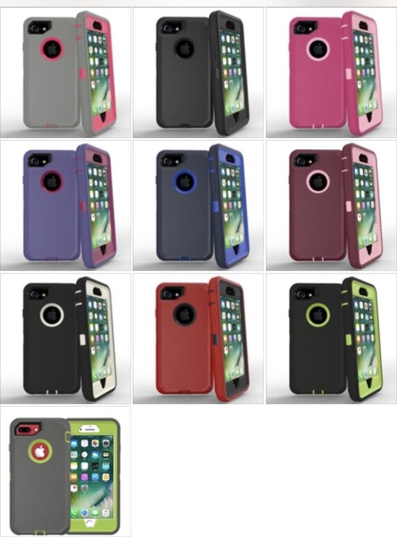 iPhone 8/7 Dual Layer Armor Shockproof Case