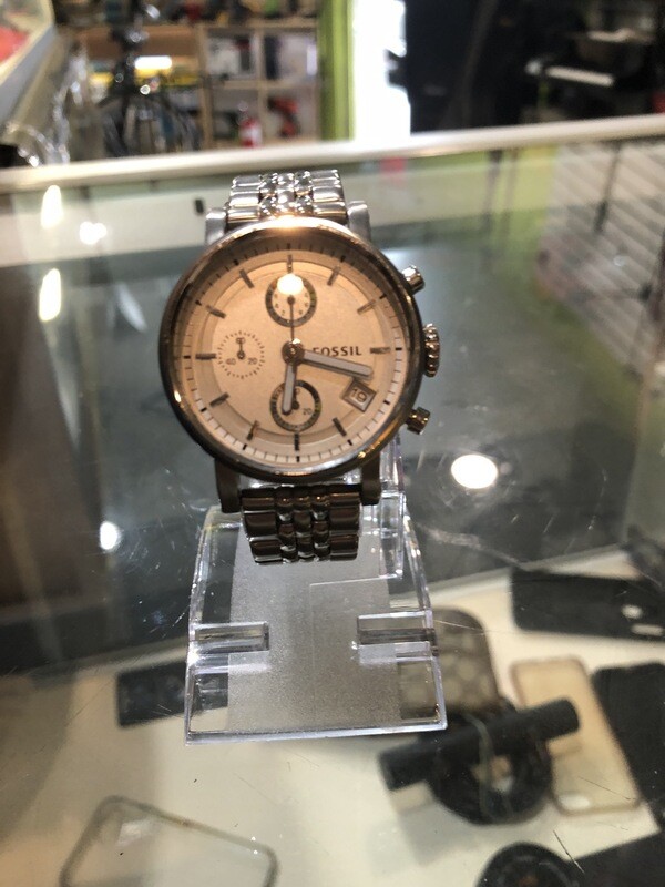 Women’s Fossil Boyfriend Chronograph Steel Watch ES2198