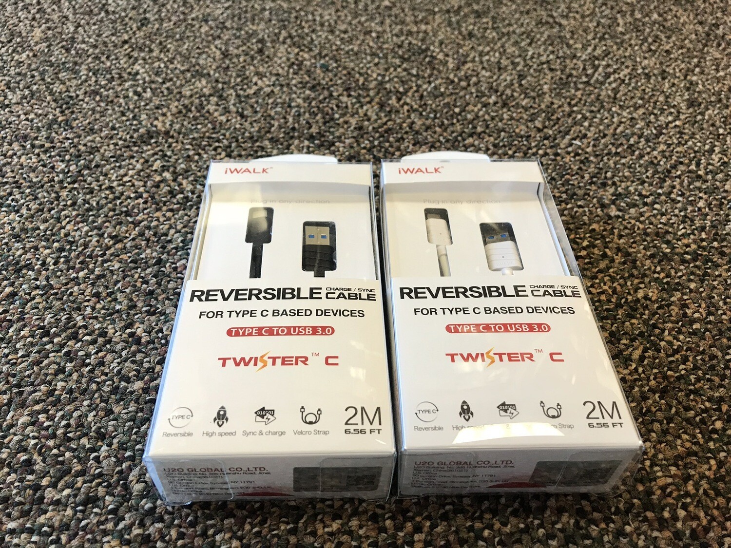 iWalk Type-C, Lightning, Micro-Usb Cables