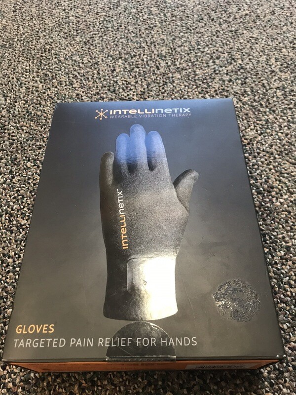 Brownmed Intellinetix 07231 Wearable Vibration Therapy Pain Relief Gloves