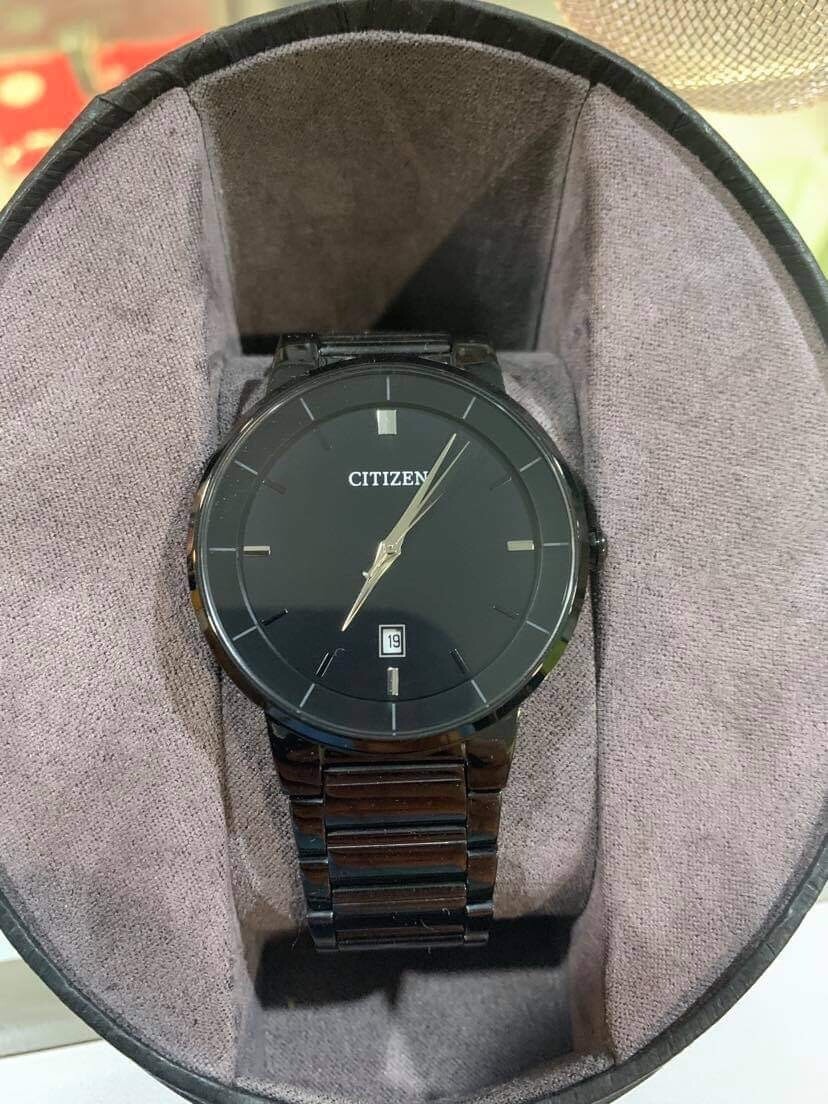 Citizen
Men&#39;s Quartz Black Ion-Plated Stainless Steel Bracelet Watch 40mm BI5017-50E