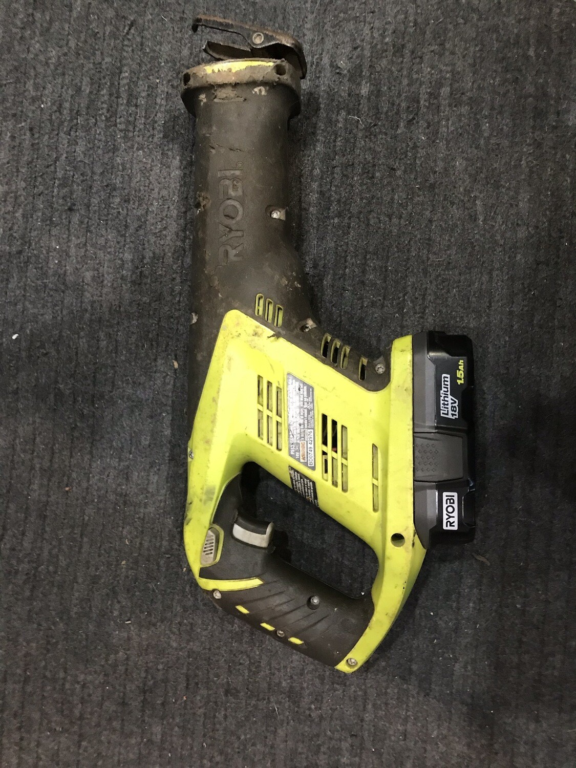 Ryobi 18V Cordless Reciprocating Saw P513 With Battery