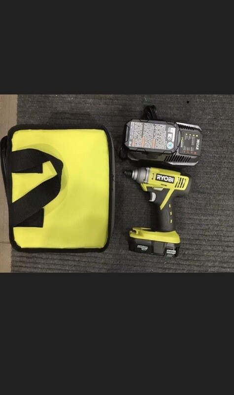 Ryobi P234G 18V 1/4 Inch One+ Lithium-ion Cordless Impact Driver Full Kit