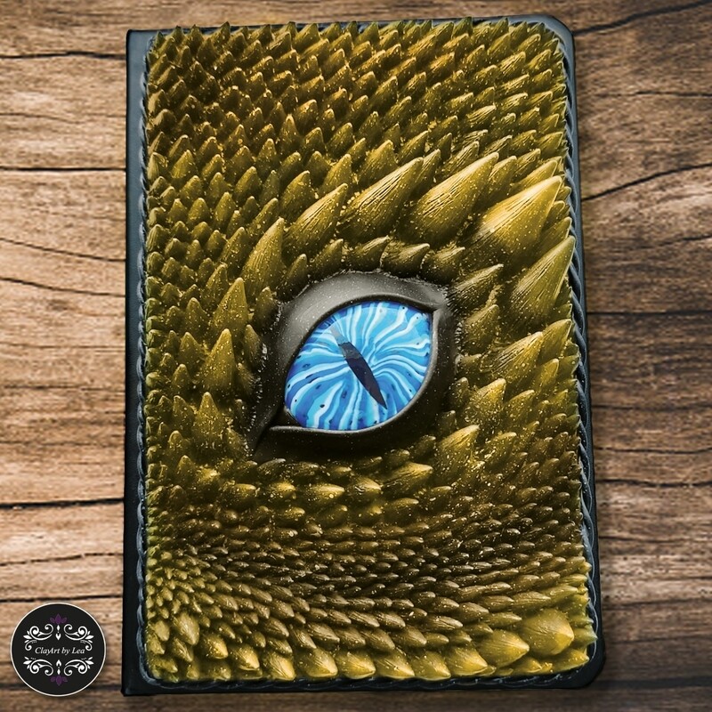 Dragon eye bookcover - Gold