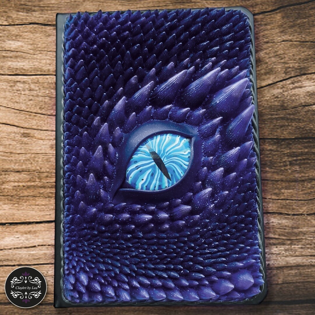Dragon eye bookcover - Purple