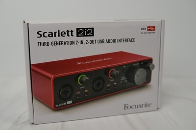 Focusrite Scarlett 2i2 3rd Gen USB Audio Interface 3rd Gen