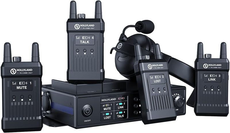 Hollyland Mars T1000 Full Duplex Wireless intercom System
