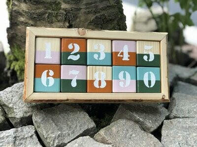 Woodz Cijferblokken Set