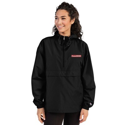 PowerliftHER Embroidered Champion Packable Jacket
