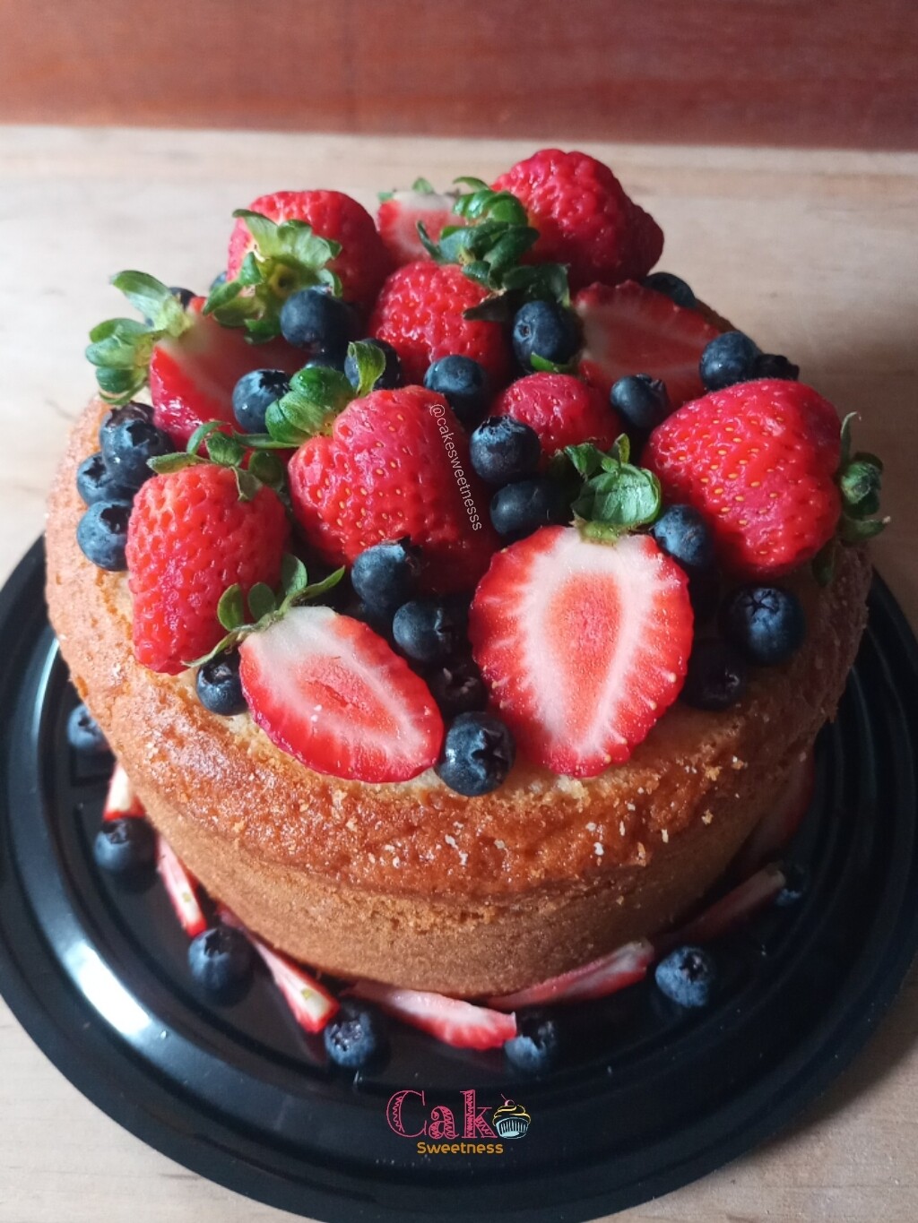 Bizcocho con frutas