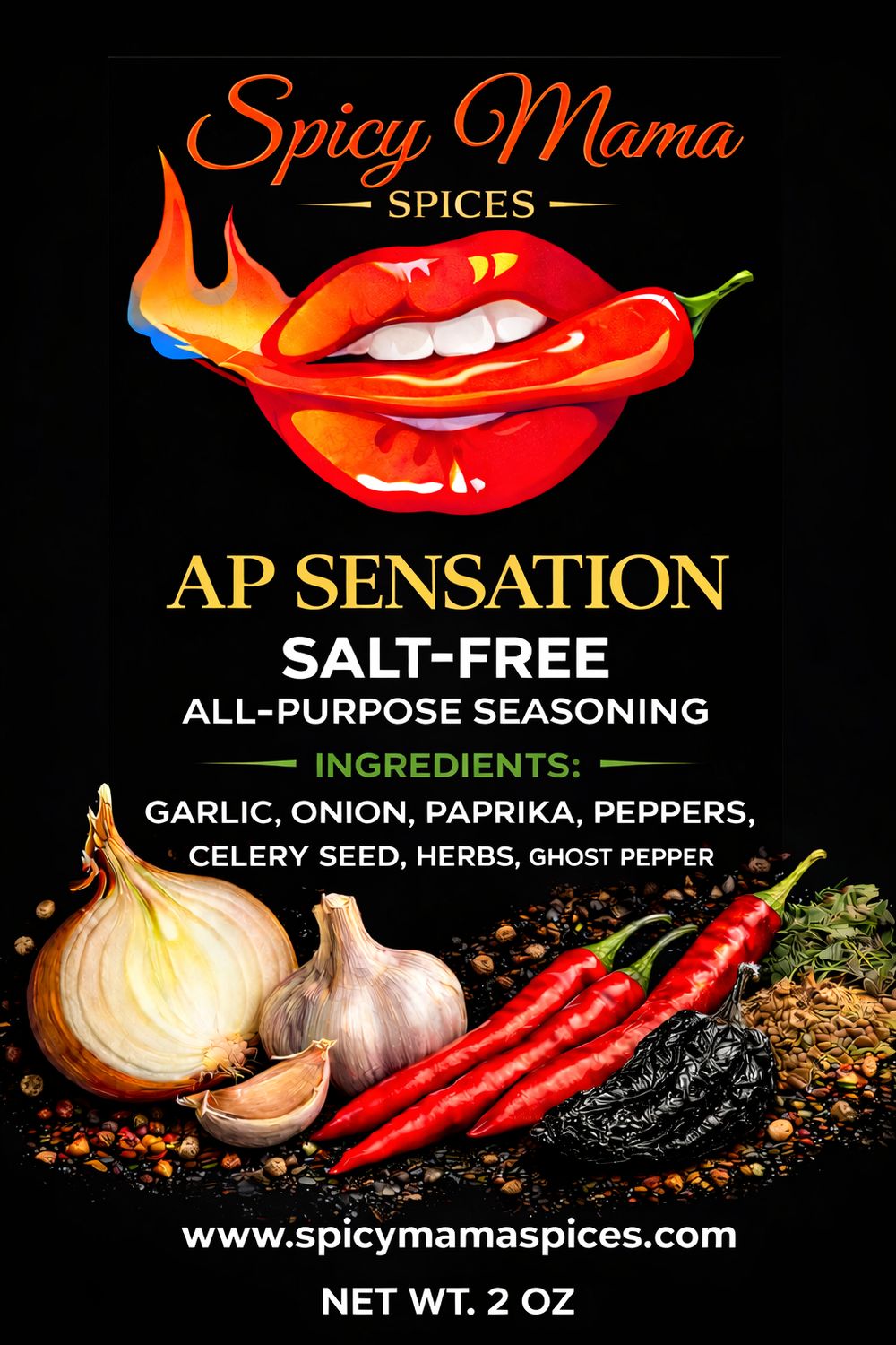 AP SENSATION Salt-Free All-Purpose Seasoning