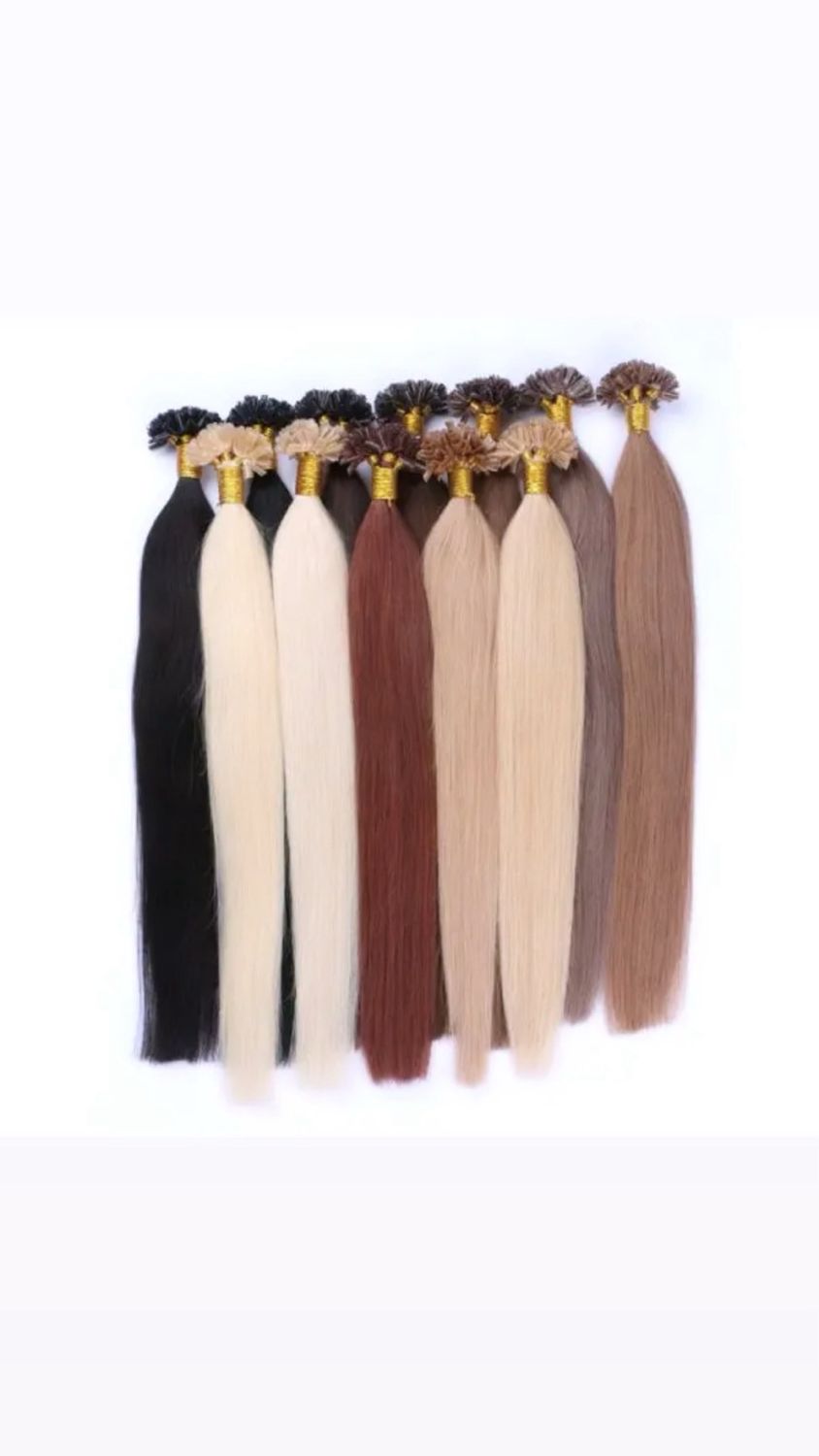 Keratin Bonds; I tip, Utip and F tip