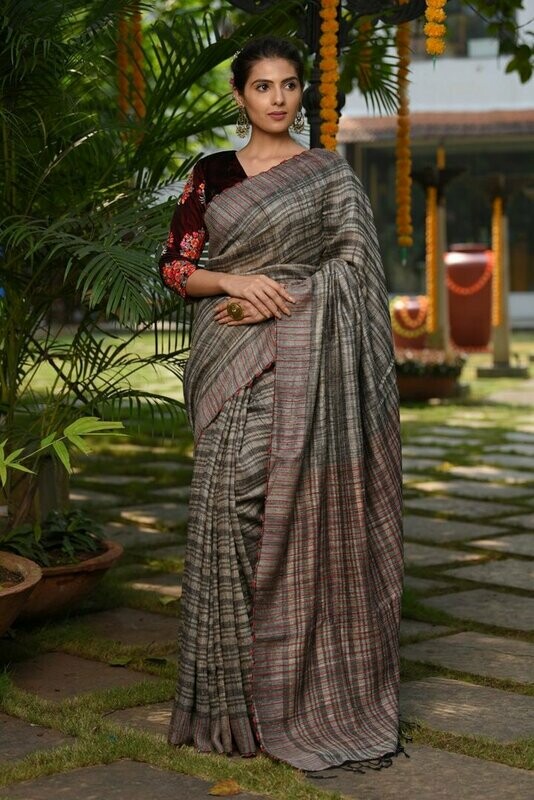 FANCY GHICHA SAREE