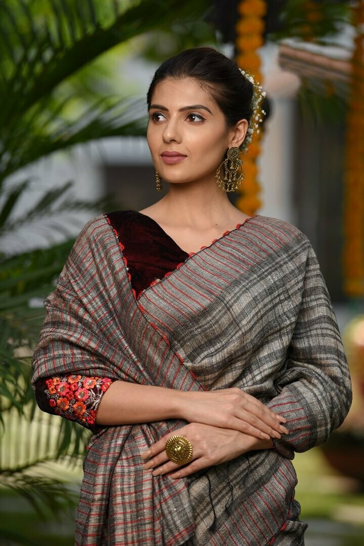 FANCY GHICHA SAREE