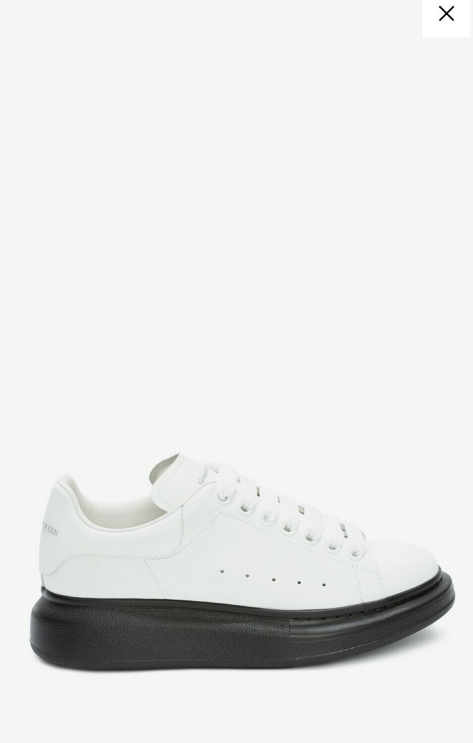 Alexander Mcqueen bianco suola nera