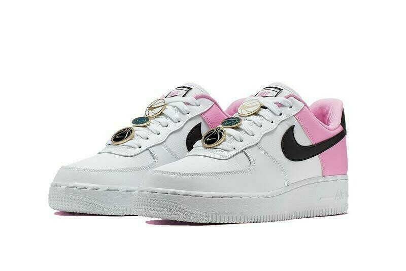 air force 1 &#39;07 se white/black/china rose