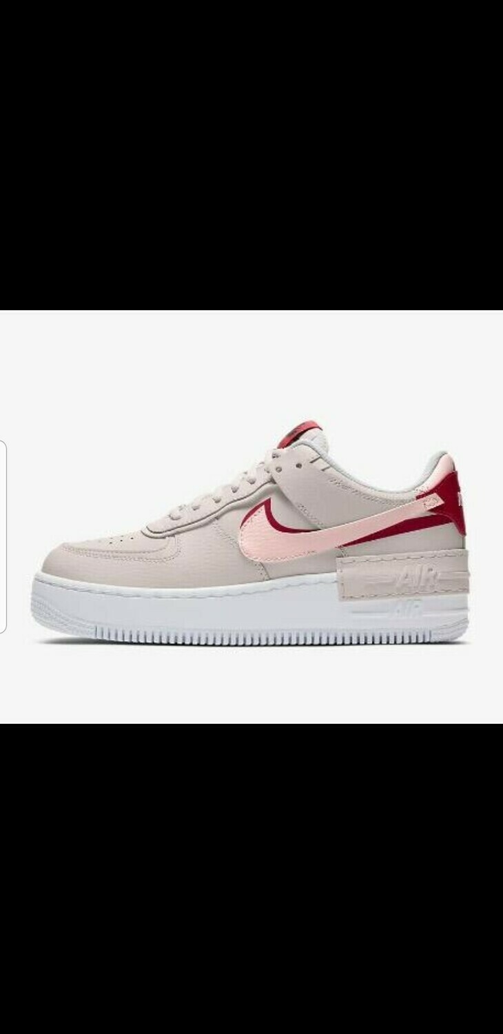 Nike Air Force 1 Shadow W AF 1 PHANTOM /ECHO PINK GIM RED