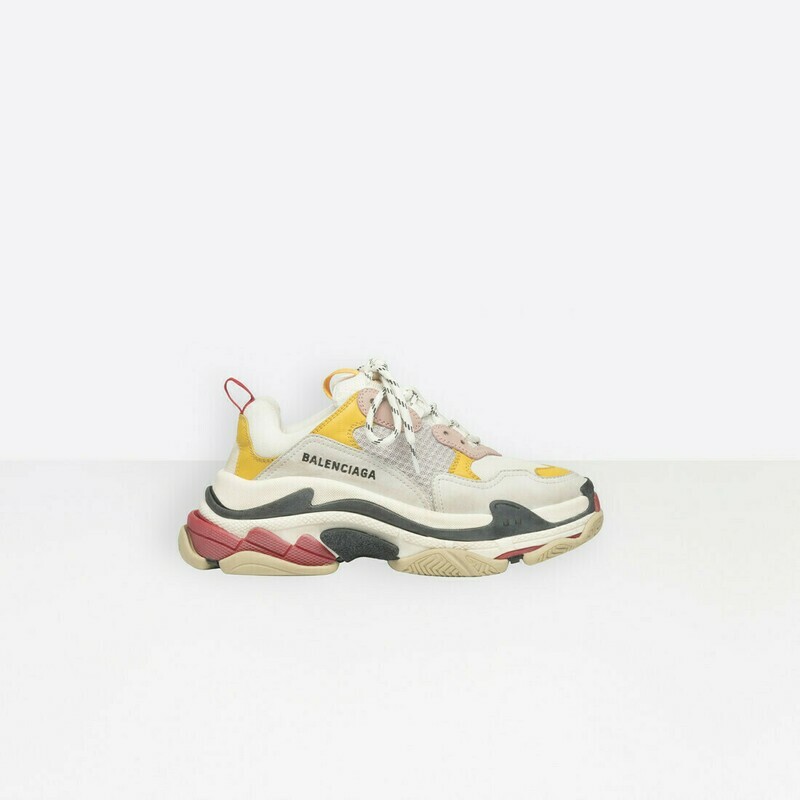 Balenciaga triple s yellow pink