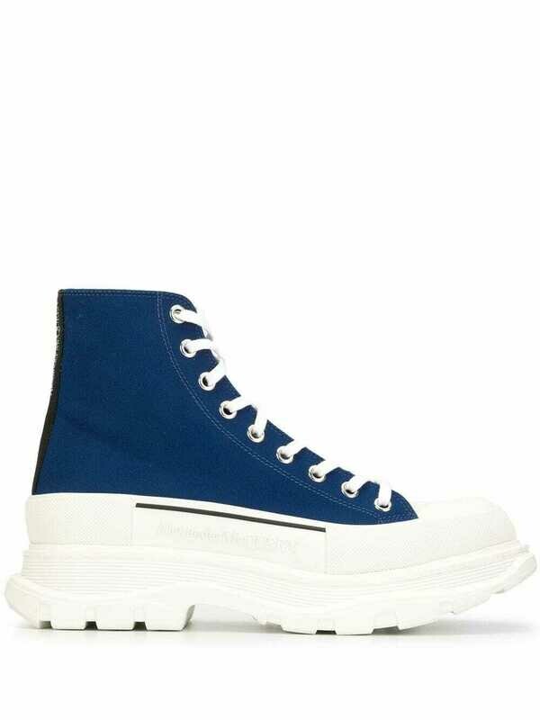 Alexander Mcqueen Tread Slick High Blue
