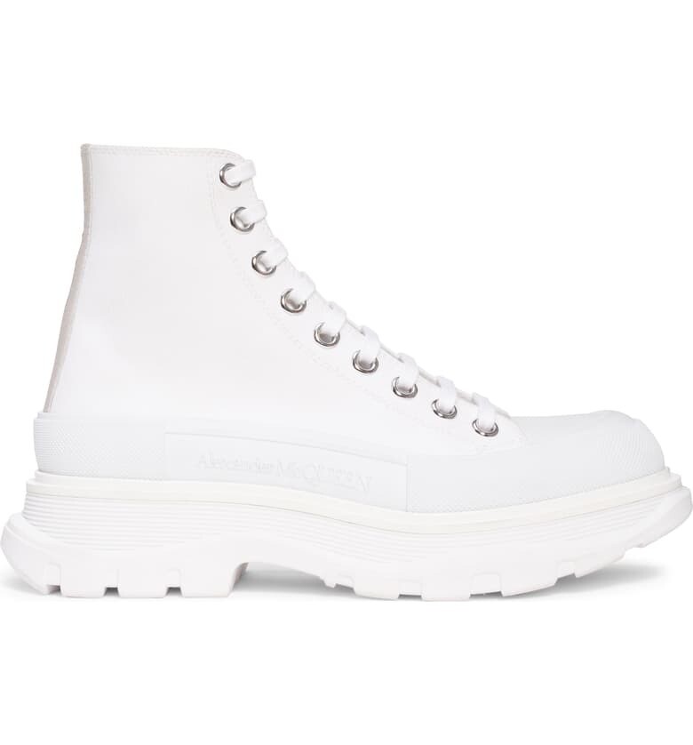 Alexander Mcqueen Tread Slick High White