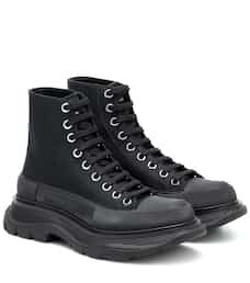 Alexander Mcqueen Tread Slick High Total Black