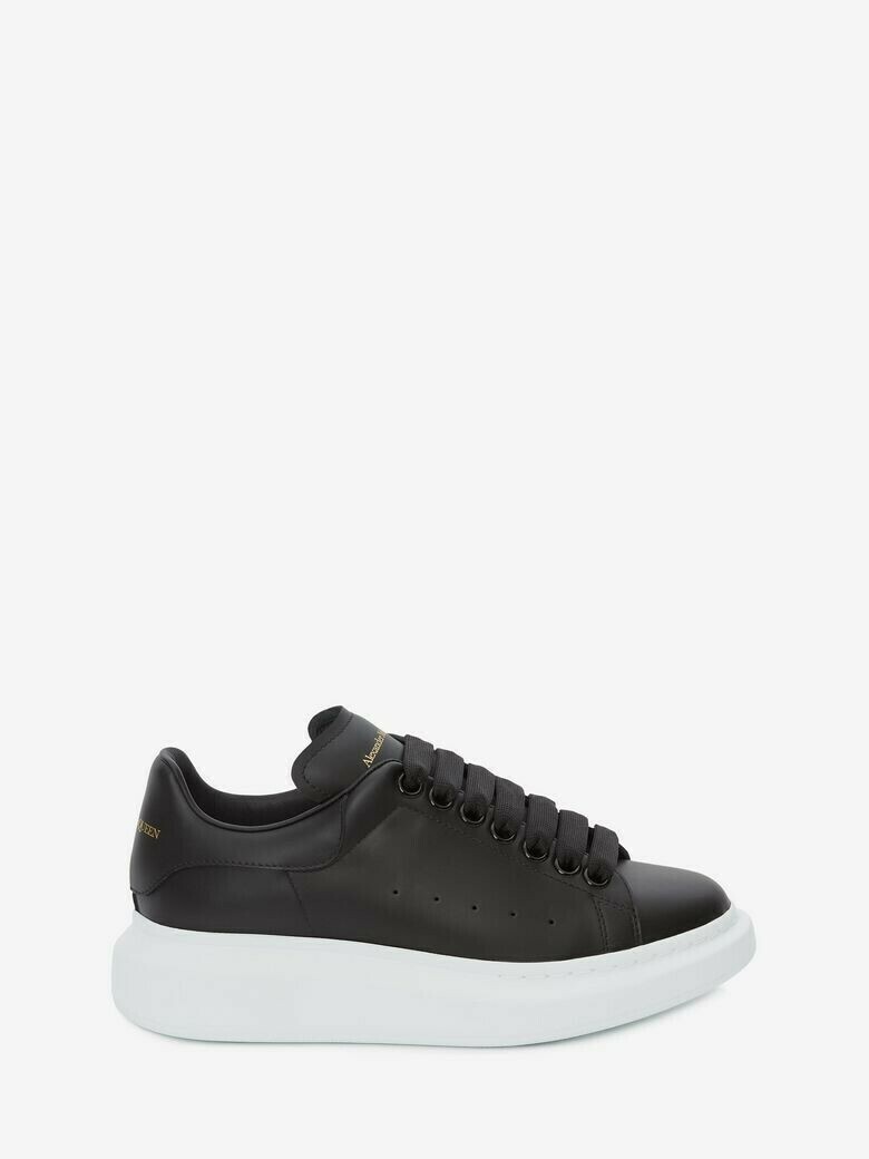 Alexander mcqueen nero suola bianca