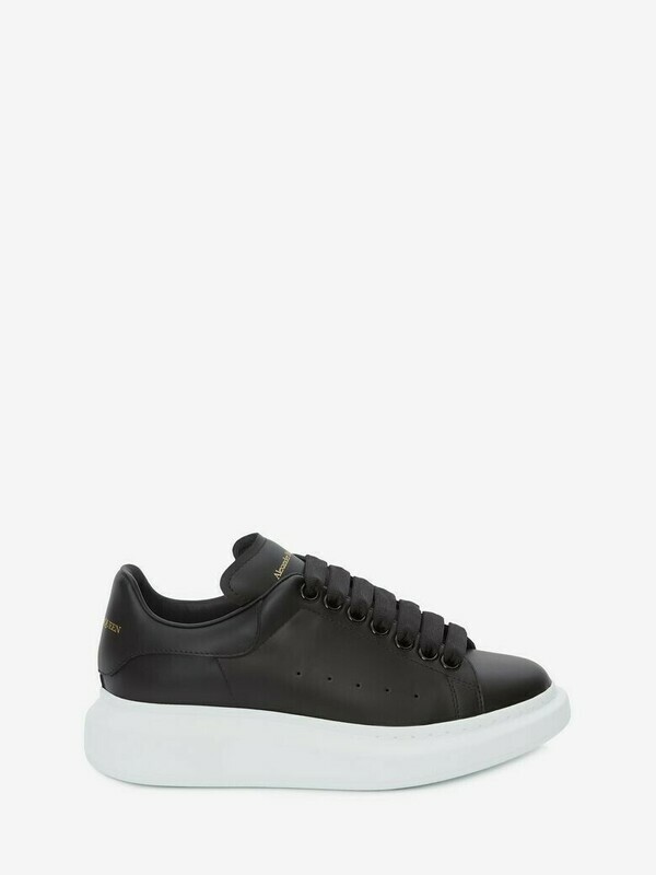 Alexander mcqueen nero suola bianca