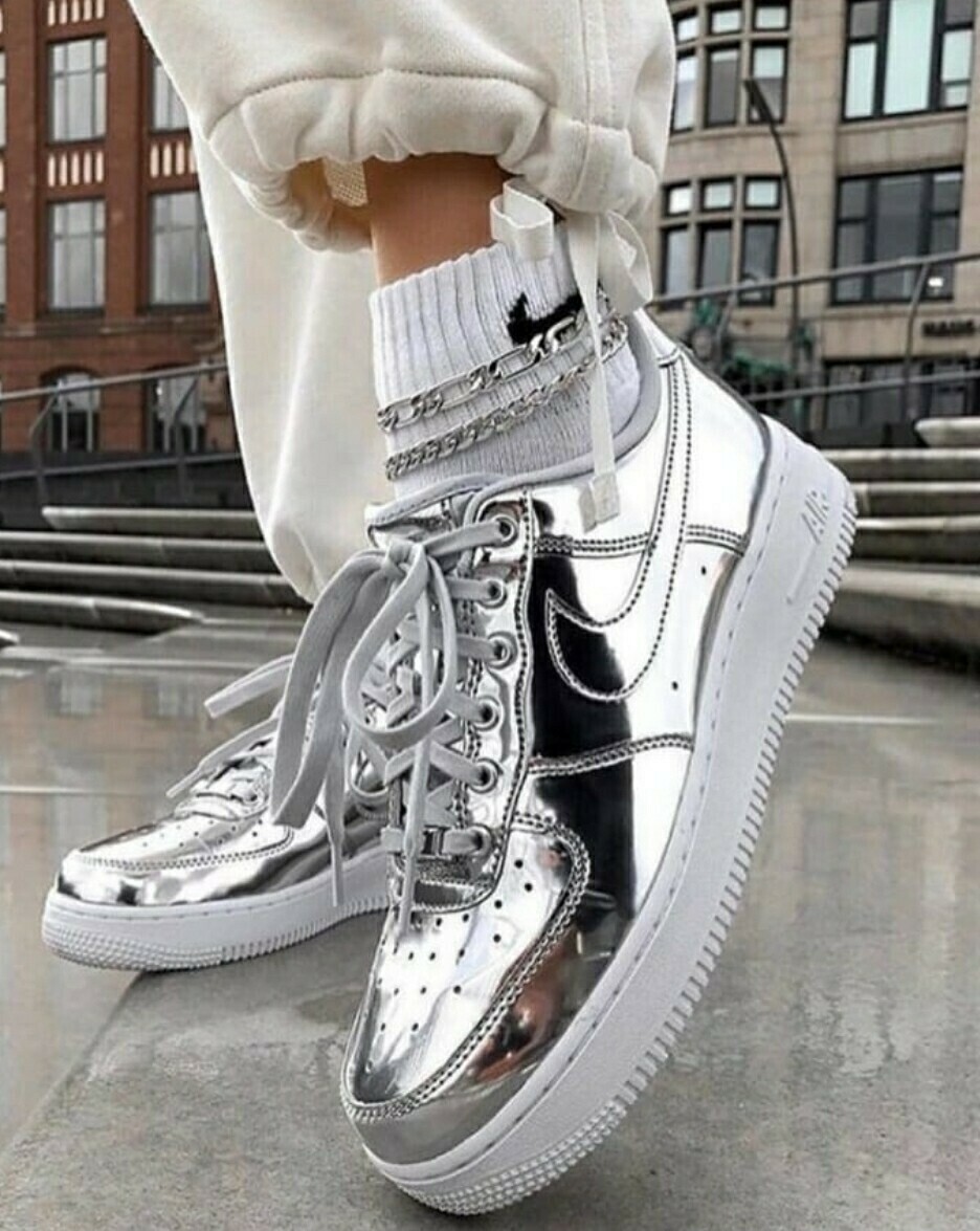 Nike Air Force 1 Low Metallic Chrome