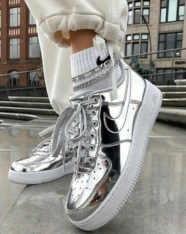 Nike Air Force 1 Low Metallic Chrome