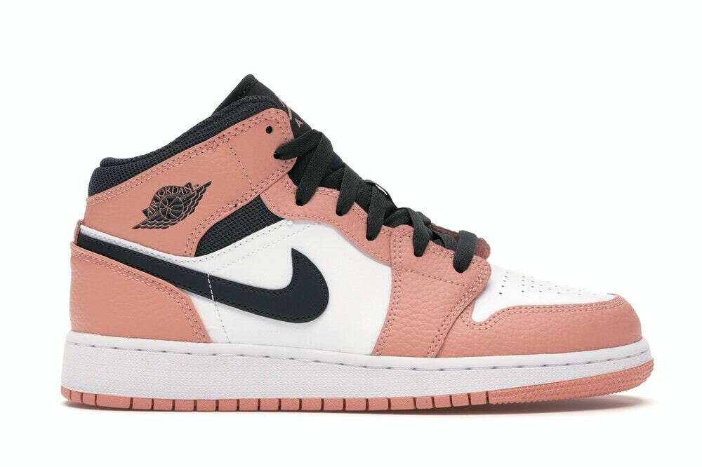 Jordan 1 Mid Pink Quartz GS