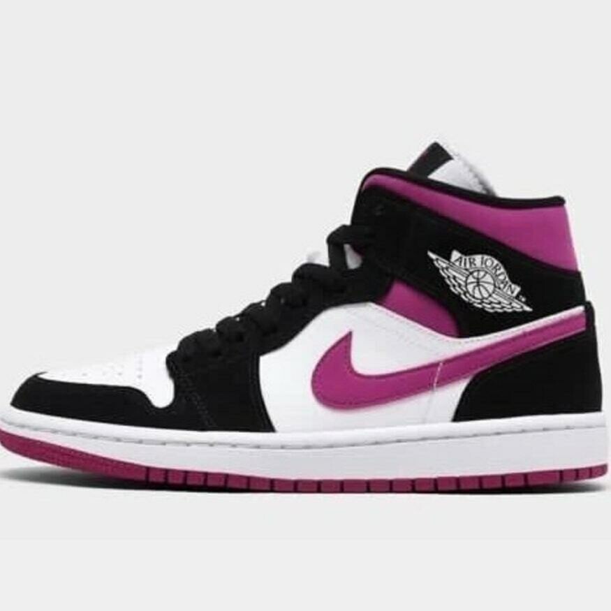 Air Jordan 1 Mid magenta cactus flower