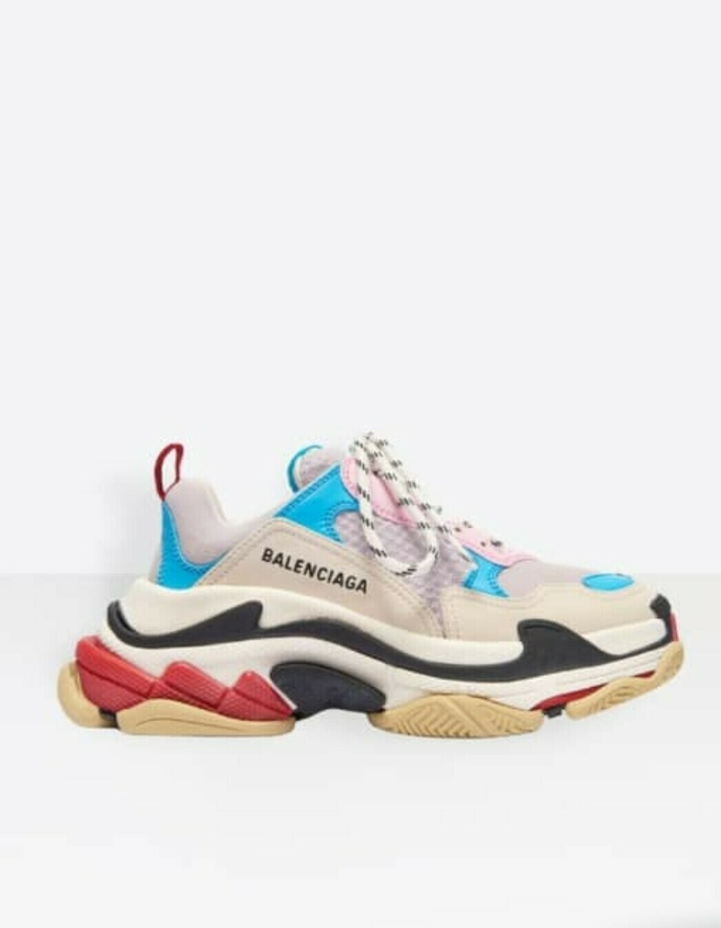 Balenciaga triple s beige pink light blue
