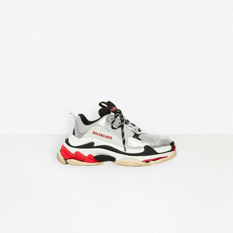 Balenciaga triple s silver