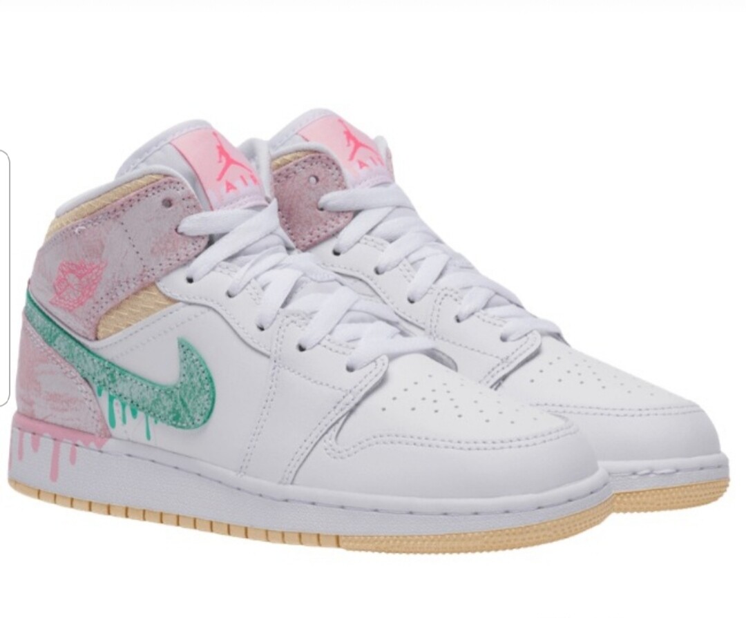 Nike Air Jordan 1 Mid Paint Drip