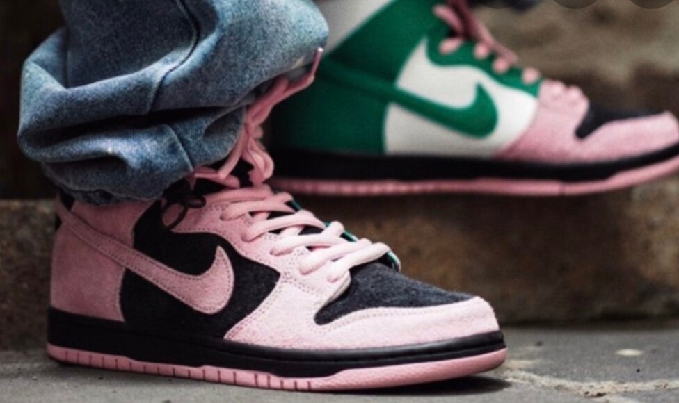 Nike SB Dunk high invert Celtics 