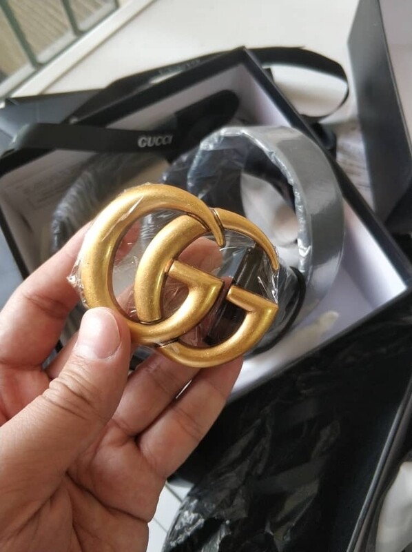 Cintura Gucci Double G dupe